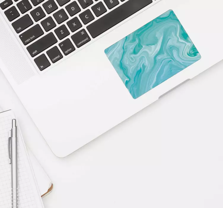 αυτοκόλλητο laptop μαρμάρου trackpad - TenStickers