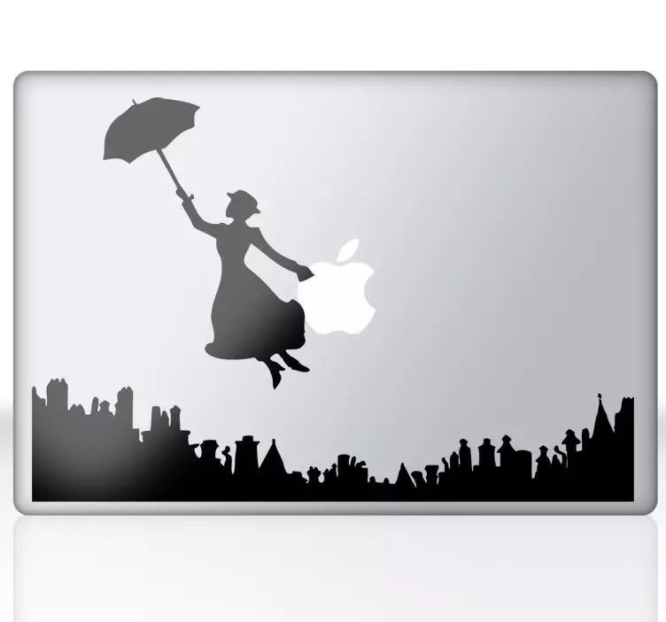 αυτοκόλλητο mary poppins macbook - TenStickers
