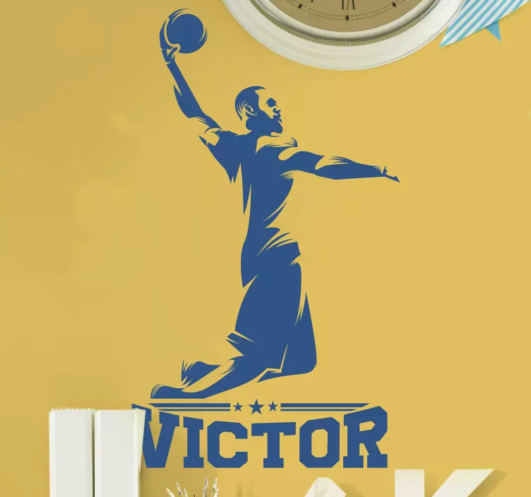 αυτοκόλλητο με φίλο μπάσκετ - TenStickers