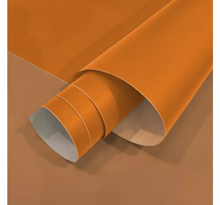 αυτοκόλλητο έπιπλα Ματ Πορτοκαλί - TenStickers