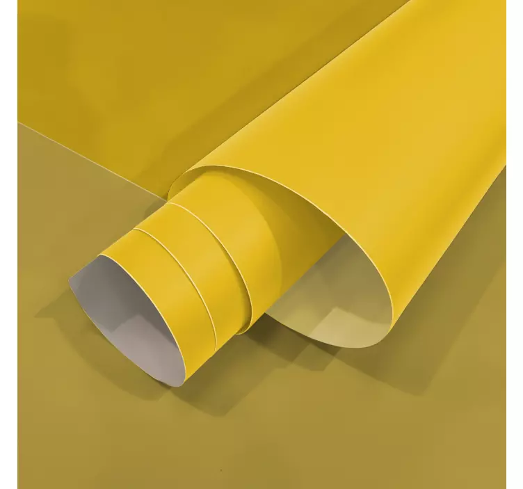 αυτοκόλλητο έπιπλα Ματ κίτρινο - TenStickers