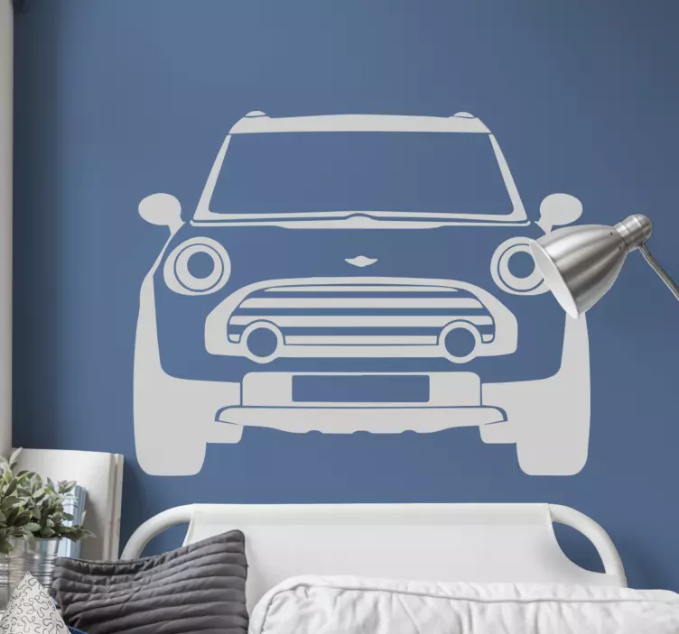 αυτοκόλλητα τοίχου mini cooper - TenStickers