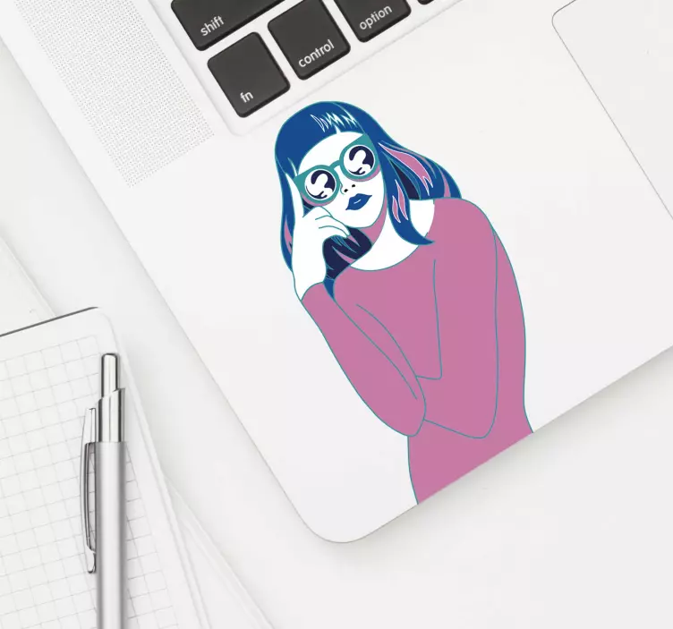 μοντέρνο ντεκόρ τοίχου σαλόνι κοριτσιών - TenStickers