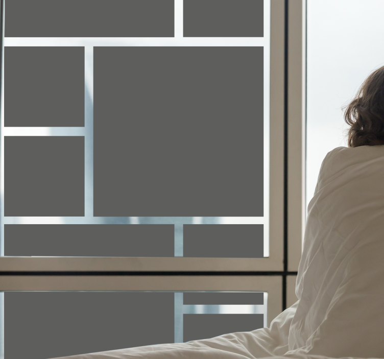 αυτοκόλλητο παραθύρου μονόχρωμης συσκευασίας μοίρες - TenStickers