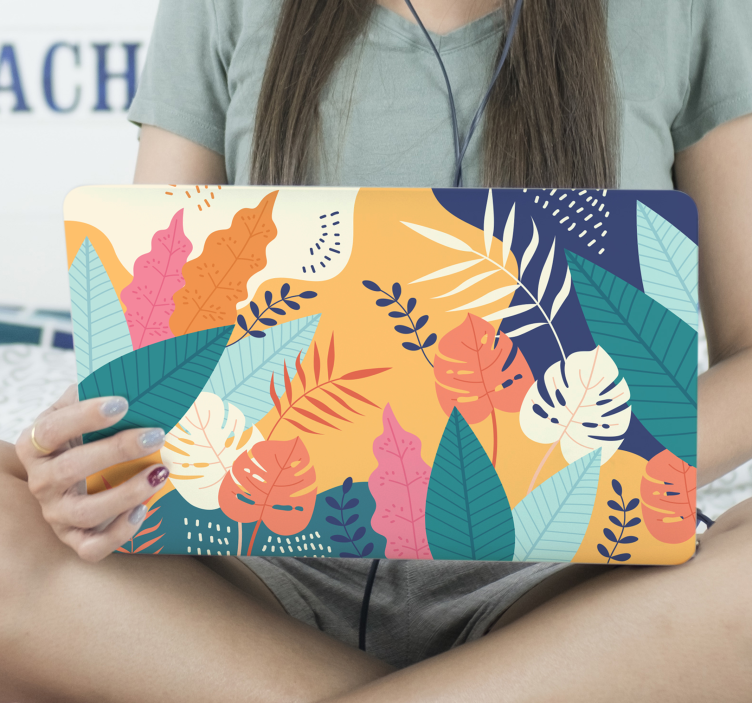 αυτοκόλλητο φορητού υπολογιστή φυτό τέρας - TenStickers