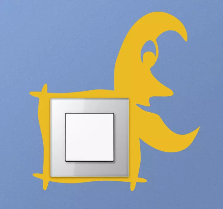 αυτοκόλλητο τοίχου φεγγαριού - TenStickers