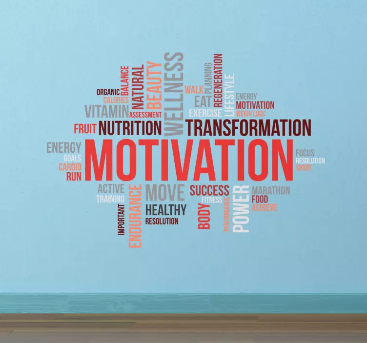 αυτοκόλλητο τοίχου για κινητήρια μηνύματα - TenStickers