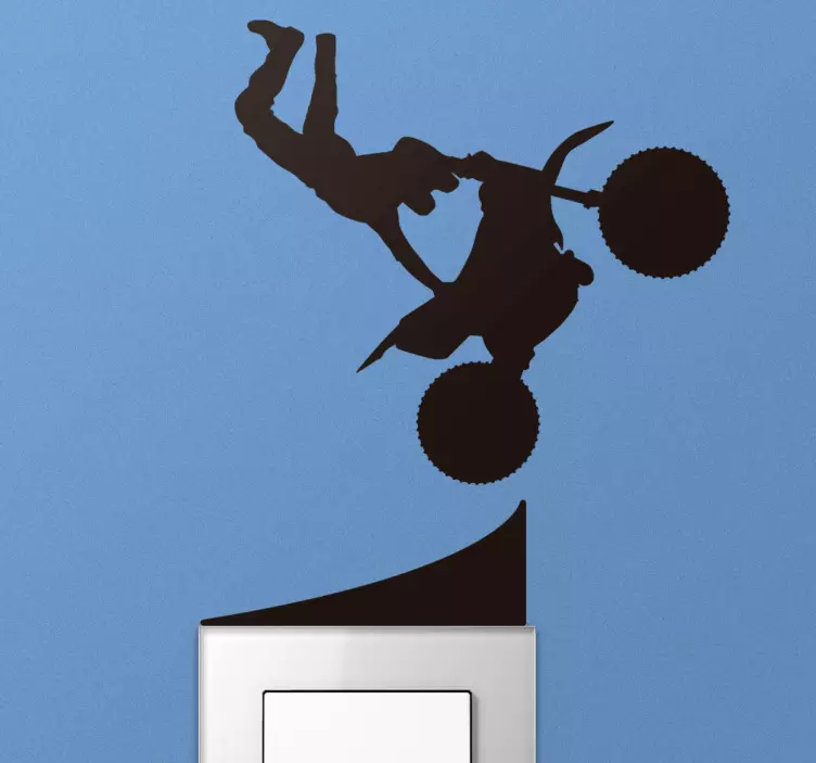 αυτοκόλλητο διακόπτη φωτός διακόπτη μοτοκρός - TenStickers