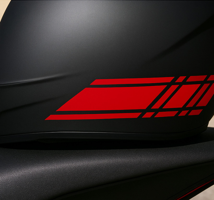 Αυτοκόλλητο για μοτοσυκλέτα γρήγορος σχεδιασμός γραμμών - TenStickers