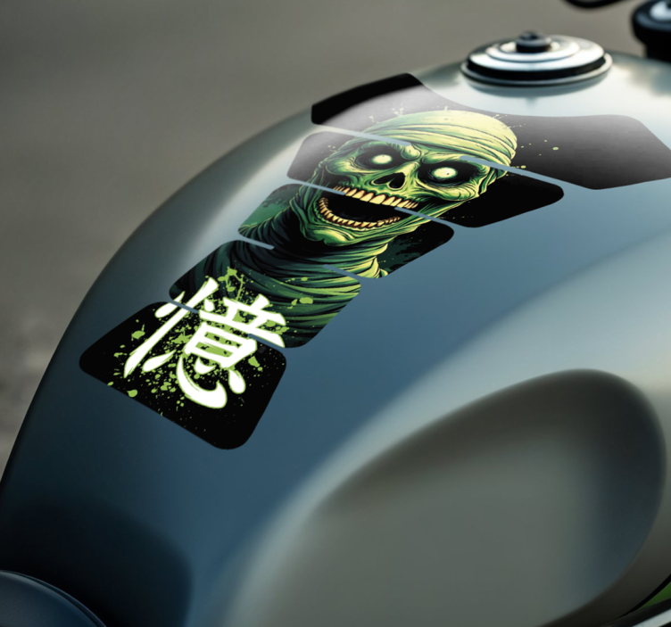 Αυτοκόλλητο για μοτοσυκλέτα θάνατος της μούμιας - TenStickers