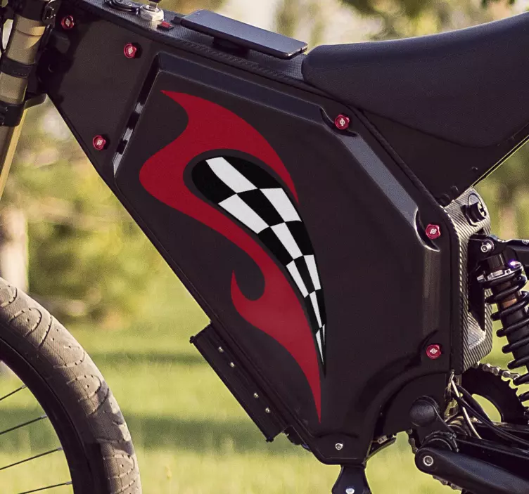 μοτοσικλέτα αγωνιστικά βινυλίου decal - TenStickers