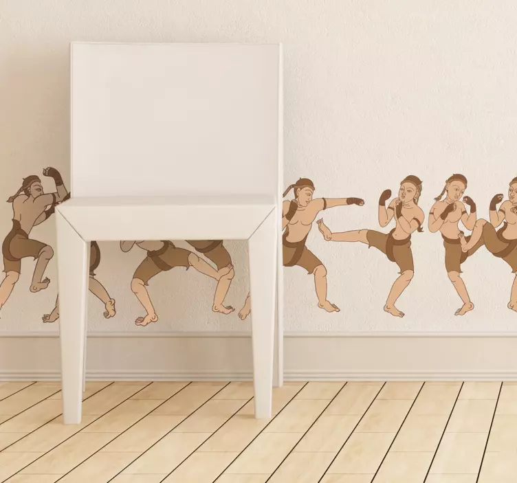 αυτοκόλλητο muay thai border - TenStickers