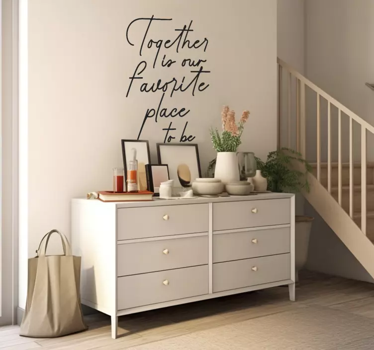 αυτοκόλλητο είσοδος Αγαπημένο μέρος - TenStickers