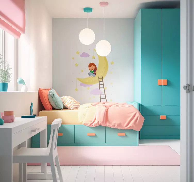 αυτοκόλλητο τοίχου νυχτερινού ουρανού - TenStickers