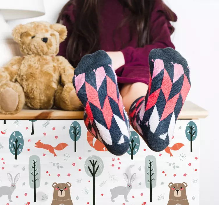 αυτοκόλλητο σκανδιναβικών φίλων επίπλων - TenStickers