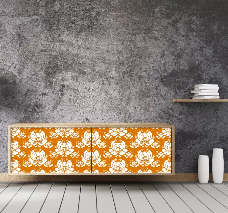 αυτοκόλλητο επίπλων νορβηγικής τέχνης - TenStickers