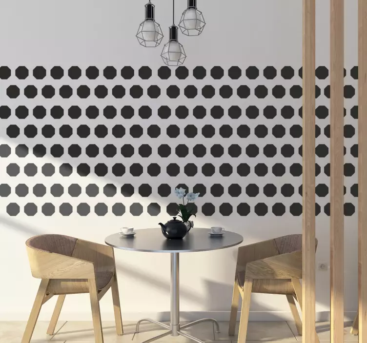 αυτοκόλλητο φύλλο οκταγωνικών σχημάτων - TenStickers