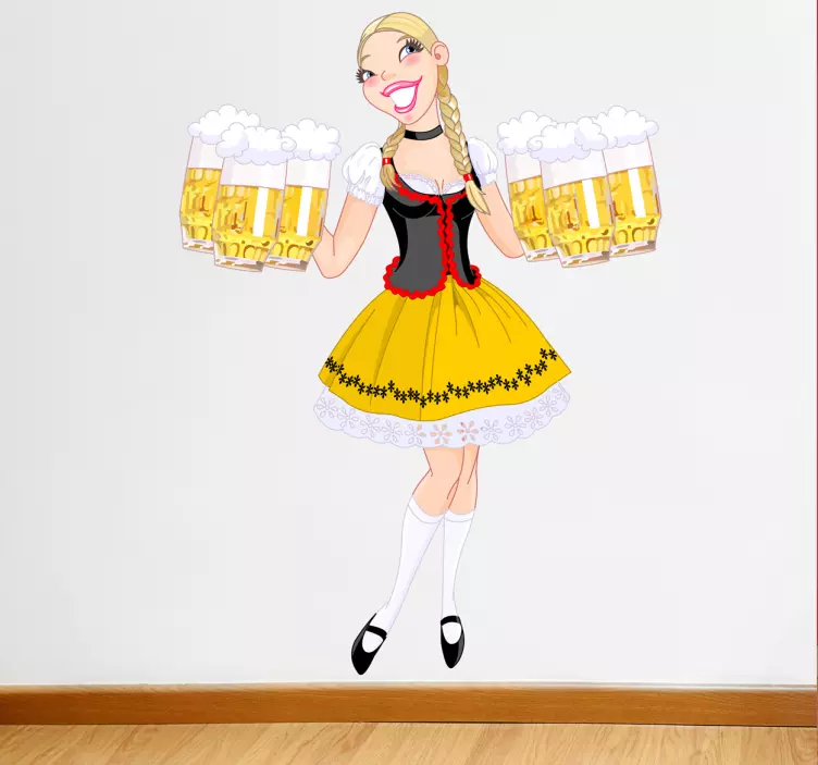 αυτοκόλλητο μπύρας oktoberfest - TenStickers