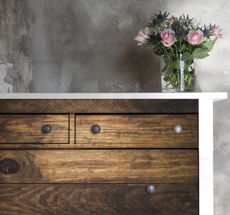 αυτοκόλλητο παλιό ξύλινο εφέ επίπλων - TenStickers