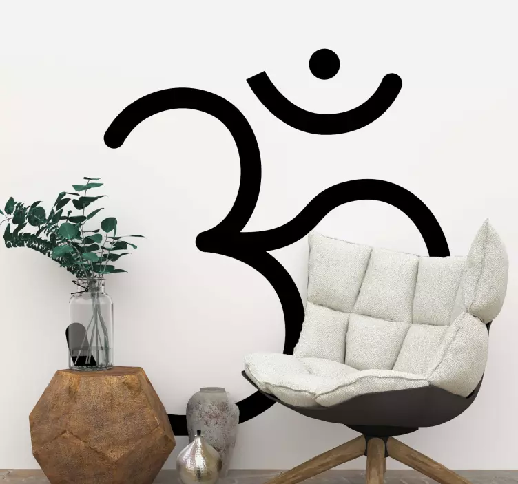 αυτοκόλλητα σύμβολο πολιτικών om - TenStickers