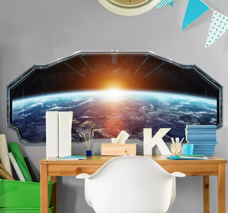 οπτικό εφέ χώρου όρασης οπτικά εφέ decal - TenStickers