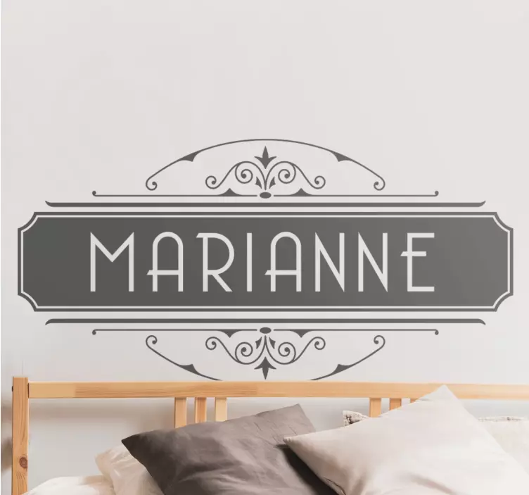 διακοσμητικό αυτοκόλλητο με εξατομικευμένο όνομα - TenStickers
