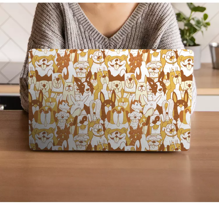 πάρτι με δέρμα φορητού σκύλου - TenStickers