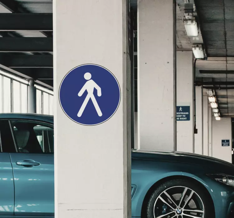 διακόσμηση πεζών πινακίδα - TenStickers