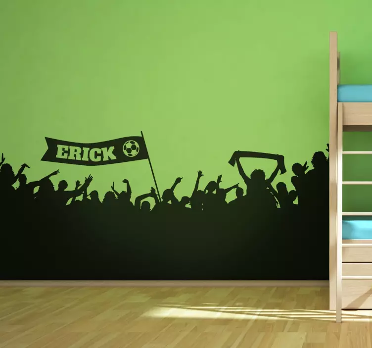 εξατομικευμένο wall decal οπαδούς ποδοσφαίρου - TenStickers