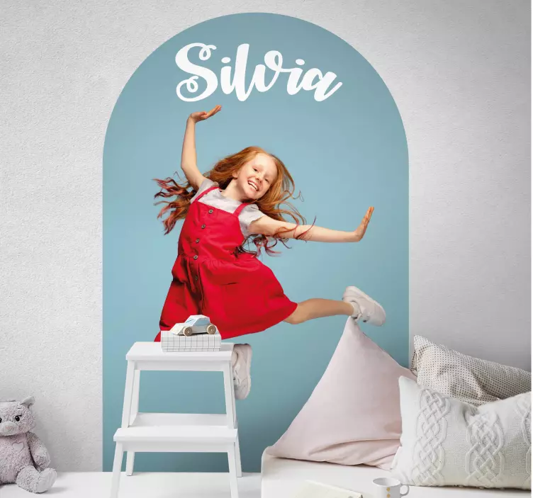 εξατομικευμένο αυτοκόλλητο τοίχου βινυλίου καμάρας - TenStickers