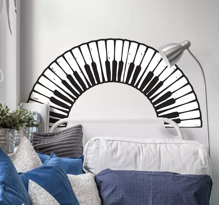 μουσικά αυτοκόλλητα πληκτρολογίου πιάνου - TenStickers