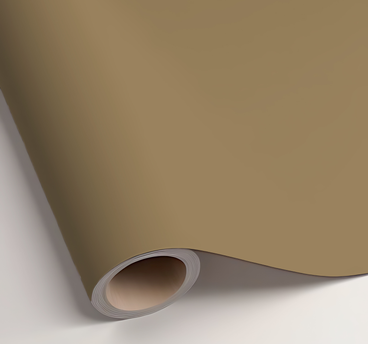 Αυτοκόλλητο μονόχρωμου φύλλου ματ μπεζ καφέ - TenStickers