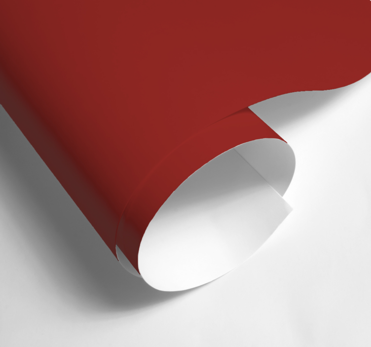 Αυτοκόλλητο μονόχρωμου φύλλου ματ κόκκινο κερασιού - TenStickers