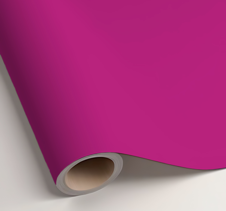 Αυτοκόλλητο μονόχρωμου φύλλου ματ έντονο ροζ - TenStickers