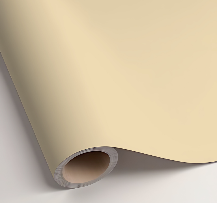 Αυτοκόλλητο μονόχρωμου φύλλου ματ ιβουάρ - TenStickers