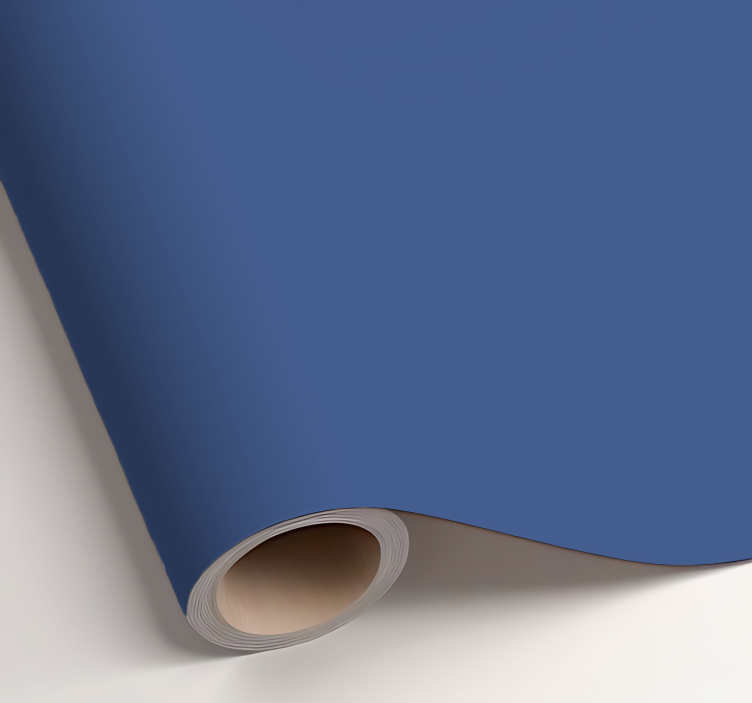 Αυτοκόλλητο μονόχρωμου φύλλου ματ μπλε σκούρο - TenStickers