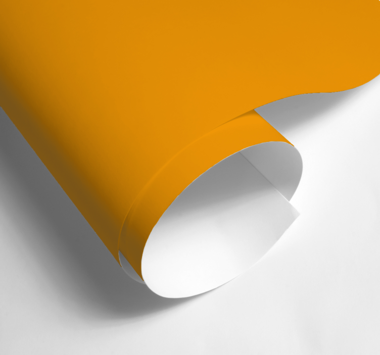 Αυτοκόλλητο μονόχρωμου φύλλου ματ κίτρινο - TenStickers