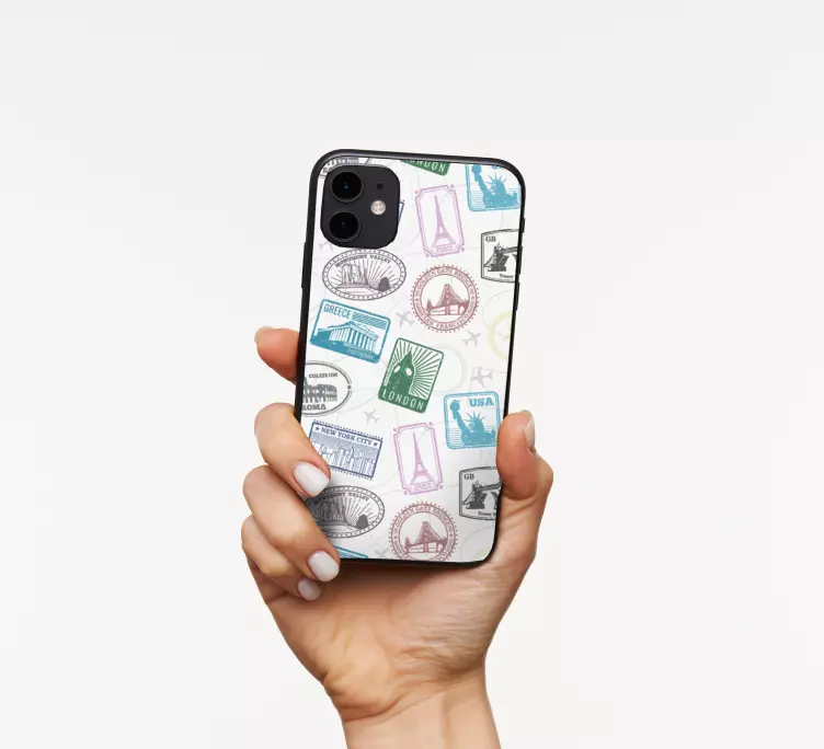 αυτοκόλλητο iphone αεροπορικών εισιτηρίων - TenStickers