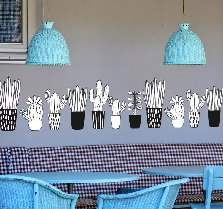 αυτοκόλλητο τοίχου διακοσμητικά φυτά - TenStickers