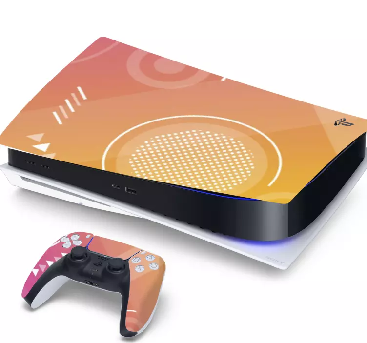 αυτοκόλλητο αναπαραγωγής συμβόλων σε πολλά χρώματα - TenStickers