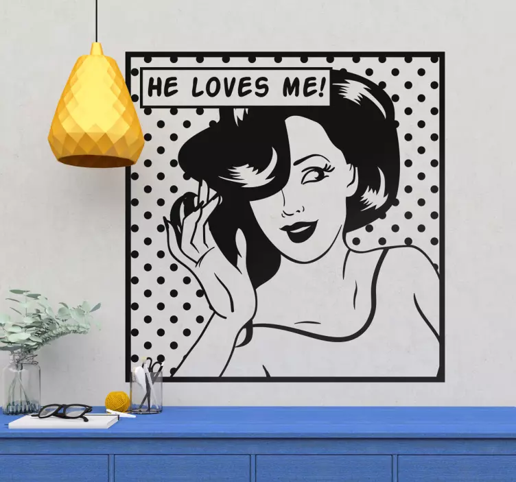 αυτοκόλλητο pop art wall art - TenStickers