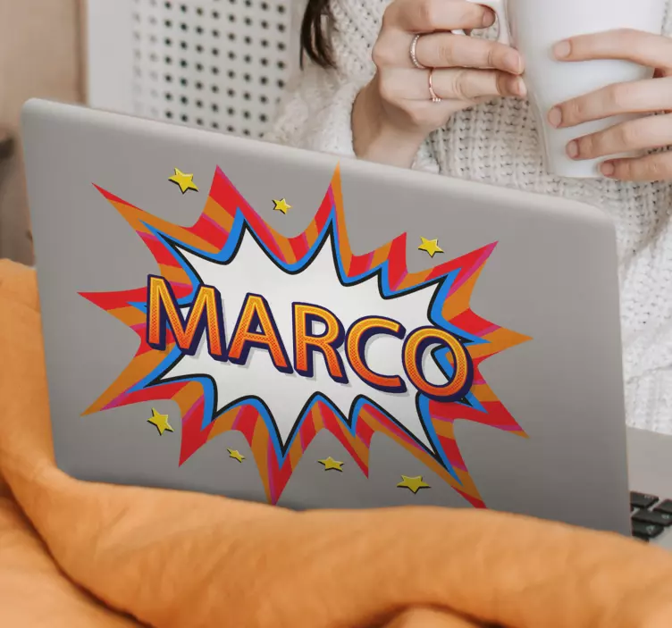 Pop όνομα φορητού υπολογιστή - TenStickers