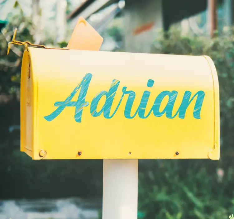 Αυτοκόλλητο προσαρμόσιμο κλασικό όνομα - TenStickers