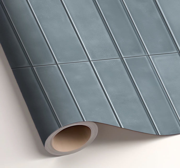 αυτοκολλητα τοιχου ζωα τησ ζουγκλασ απομίμηση μπλε πλακιδίων - TenStickers