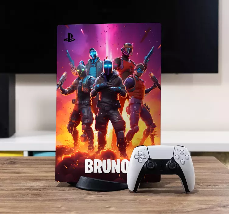 αυτοκόλλητο Ps5 μάχη βιντεοπαιχνιδιών - TenStickers