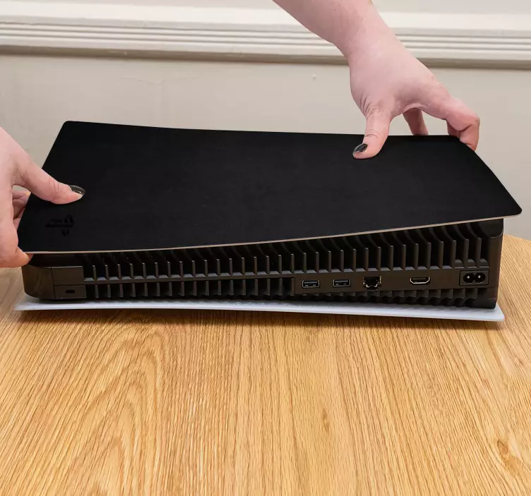 Ps5 μαύρο δέρμα ps5 - TenStickers