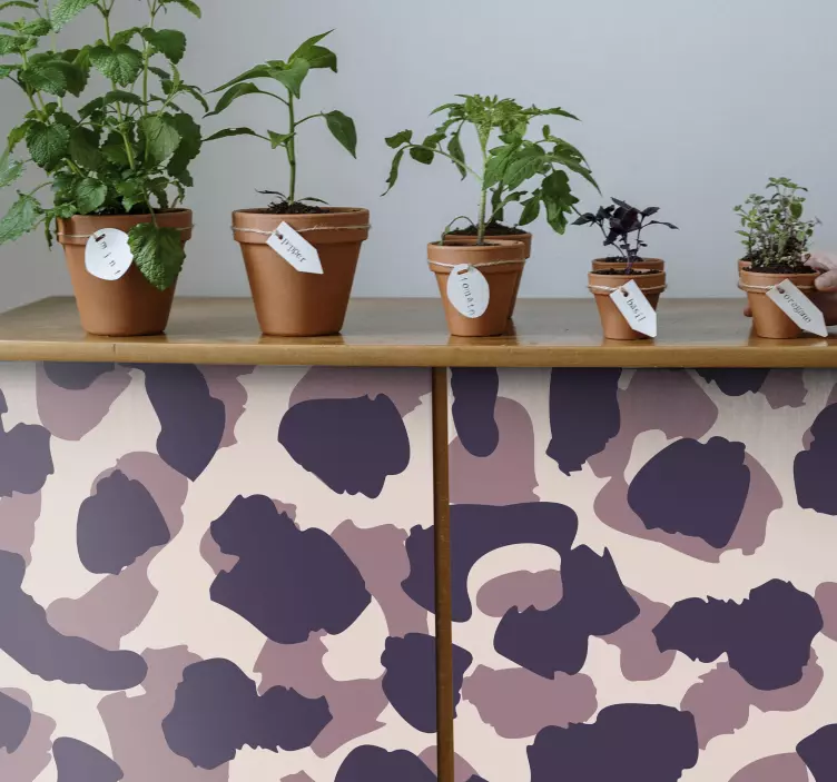 αυτοκόλλητο με μοβ καμουφλάζ - TenStickers