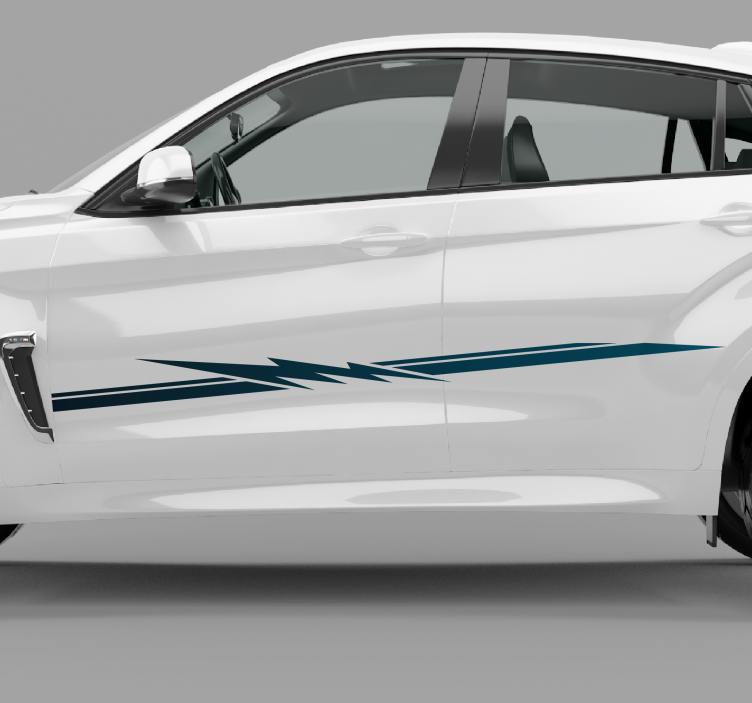 αυτοκόλλητο λωρίδα αγώνων για αυτοκίνητο αυτοκινήτου - TenStickers