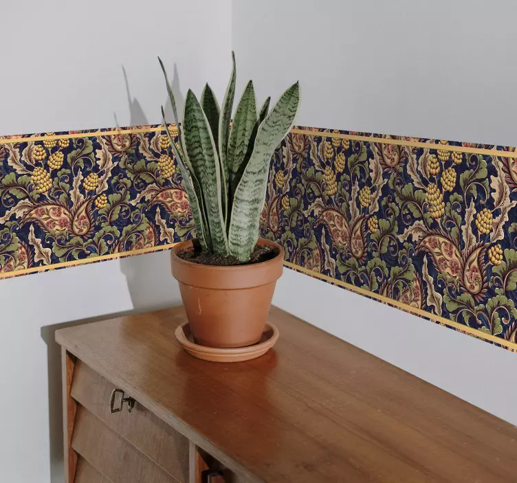 αυτοκόλλητο με ρεαλιστική απεικόνιση paisley - TenStickers