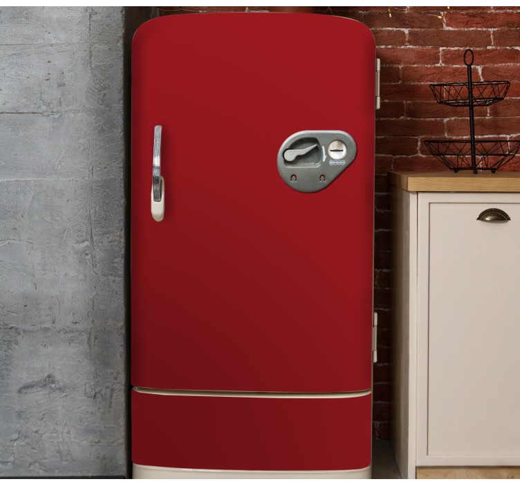 κόκκινο vintage μηχανή αυτόματης πώλησης ψυγείο βινυλίου decal - TenStickers